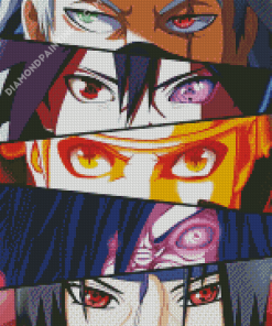 Naruto Eyes Characters Diamond Paintings