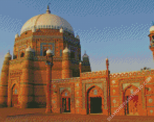 Tomb Of Hazrat Shah Rukn E Alam Pakistan Diamond Paintings