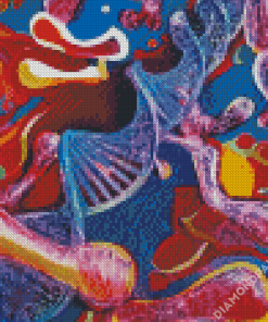 Abstract DNA Diamond Paintings