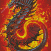 Aesthetic Dragon Fire Diamond Paintings