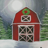 Aesthetic Christmas Barn Diamond Paintings