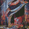 Aesthetic Cowboy Hat Diamond Paintings