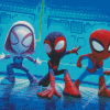 Aesthetic Spidey And Friends Diamond Paintings