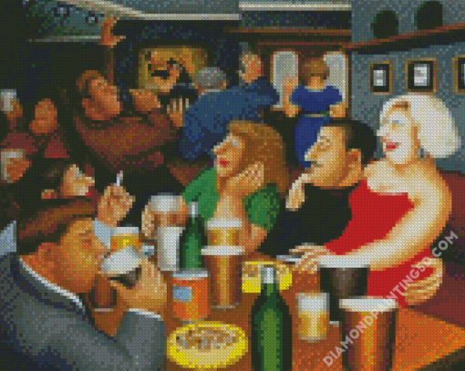 Bar Time Beryl Cook Diamond Paintings