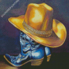 Beige Cowboy Hat Diamond Paintings
