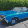 Blue Chevrolet El Camino Diamond Paintings