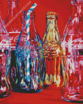 Coca Cola Bottles Diamond Paintings