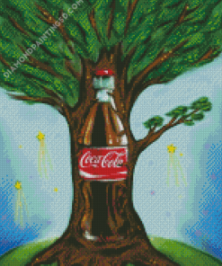 Coca Cola Tree Diamond Paintings