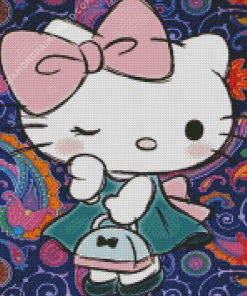 Cute Hello Kitty Diamond Paintings
