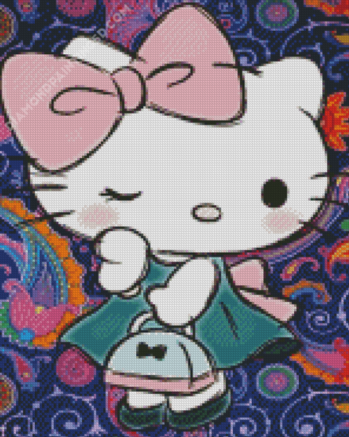 Cute Hello Kitty Diamond Paintings