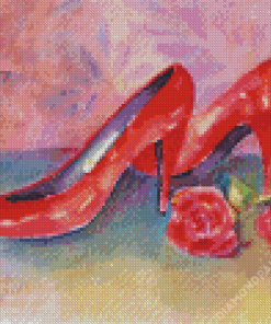 High Heels Red Shoes Diamond Paintings