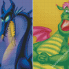 Cartoon Dragons Diamond Paintings