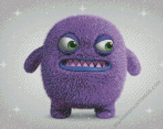 Little Purple Monster Diamond Paintings