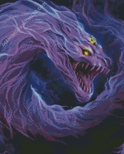 Spirit Purple Dragon Diamond Paintings