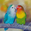 Aesthetic Lovebirds Diamond Paintings