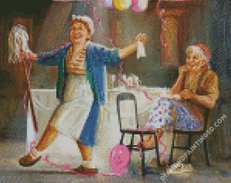 Happy Sisters By Dianne Dengel Diamond Paintings