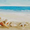 Sand Seashells Seascape Diamond Paintings