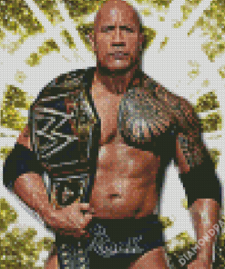 WWE The Rock Diamond Paintings