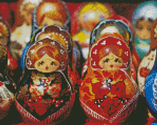 Aesthetic Nesting Doll Diamond Paintings