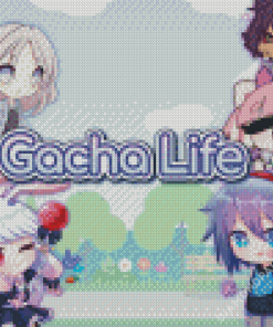 Gacha Life Game Diamond Paintings