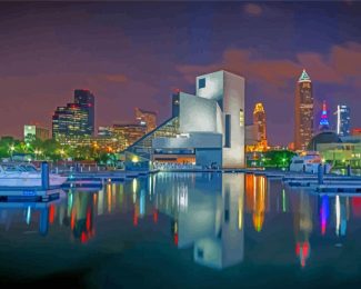 Aesthetic Downtown Cleveland Diamond Paintings