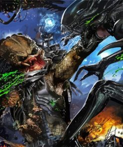 Alien Vs Predator Movie Diamond Paintings