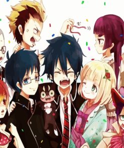 Anime Blue Exorcist Characters Diamond Paintings