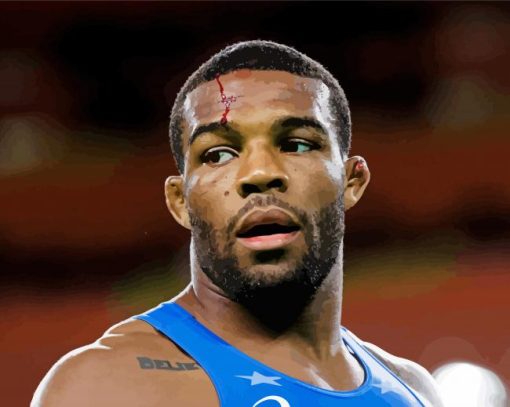 Athlete Jordan Burroughs Diamond Paintings