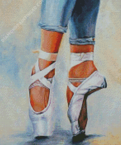 Ballet Pointe Shoes Diamond Paintings