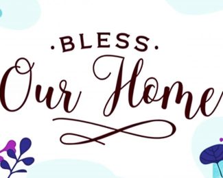 Bless This Home Illustration Diamond Paintings