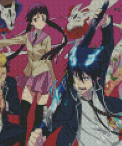 Blue Exorcist Anime Characters Diamond Paintings