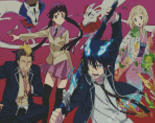 Blue Exorcist Anime Characters Diamond Paintings