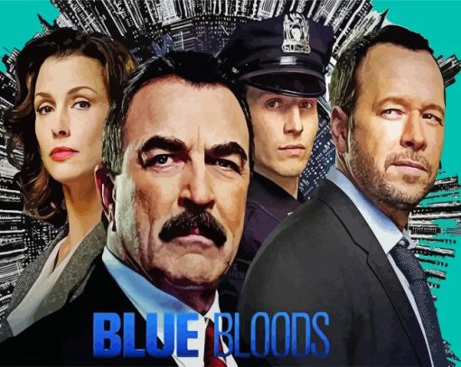 Blue Bloods Poster Diamond Paintings