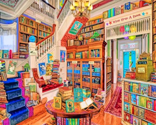 Books Shop Diamond Paintings