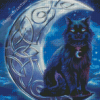 Celtic Black Cat by Brigid Ashwood Diamond Paintings