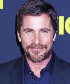 Christian Bale Smiling Diamond Paintings