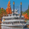 Disneyland Steamboat Diamond Paintings