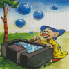 Dopey Blowing Bubles Diamond Paintings