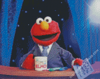 Elmo Muppet Sesame Street Diamond Paintings