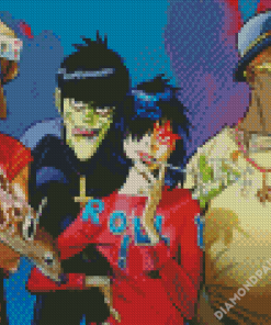 Gorillaz Singers Diamond Paintings