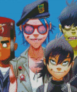 Gorillaz Diamond Paintings