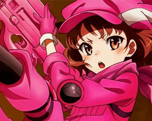 Gun Gale Online Diamond Paintings