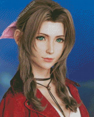 Aerith Gainsborough Video Game Character Diamond Paintings