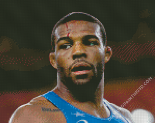 Athlete Jordan Burroughs Diamond Paintings