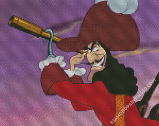 Captain Hook Character Diamond Paintings