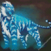 Lightning Tiger Diamond Paintings