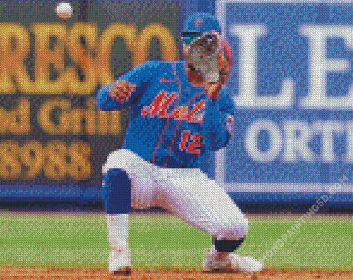 New York Mets Baseball Team Player Diamond Paintings