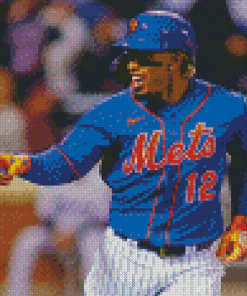 New York Mets Baseballer Diamond Paintings