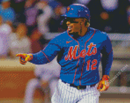 New York Mets Baseballer Diamond Paintings