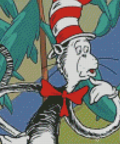 The Cat In The Hat Character Diamond Paintings